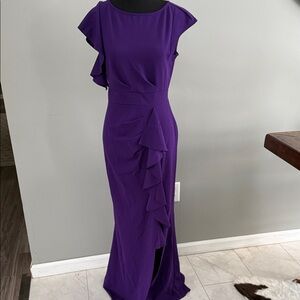NWT Woosea Asymmetrical Purple Dress -Beautiful Stretch!